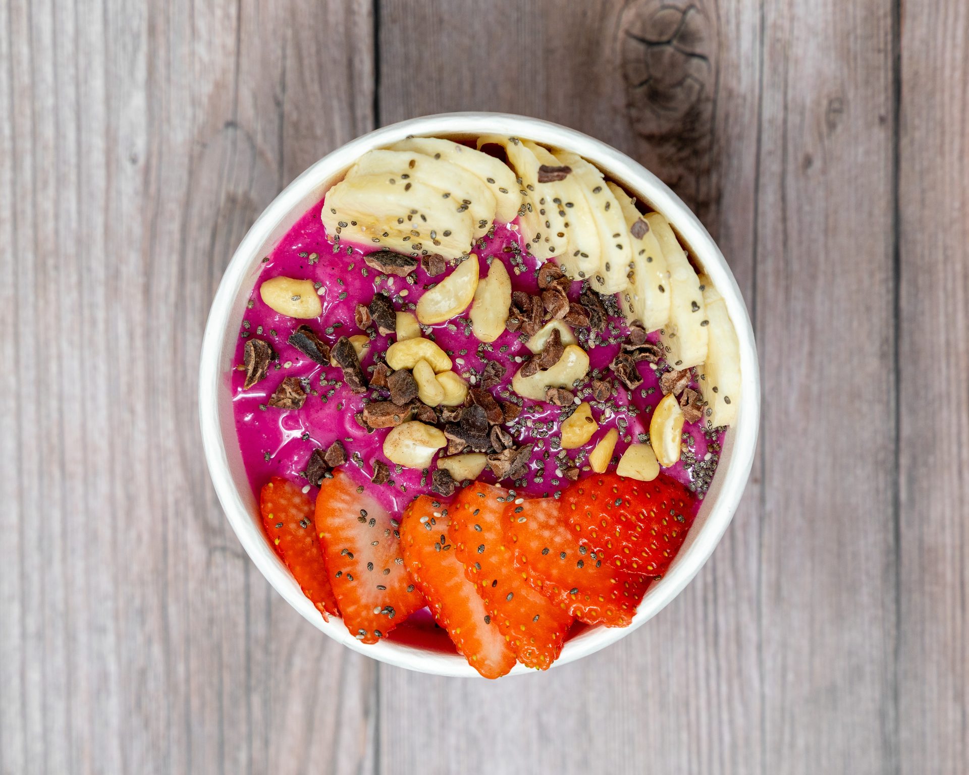 Açaí bowls and smoothies