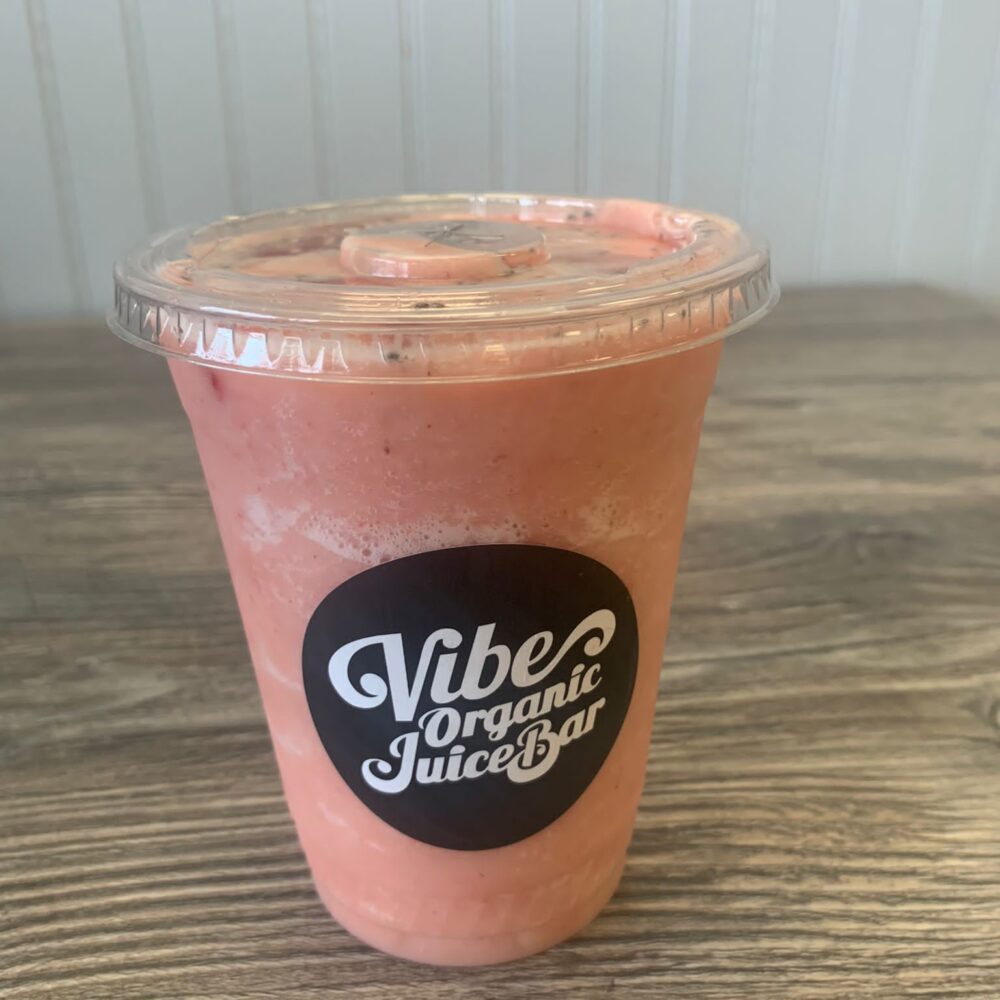 Menu Vibe Organic Juice bar
