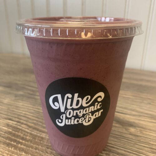 Menu Vibe Organic Juice bar